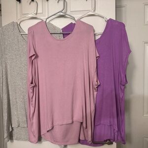 Athleta Oversized Tee Bundle – Size 1X (3 Shirts)
